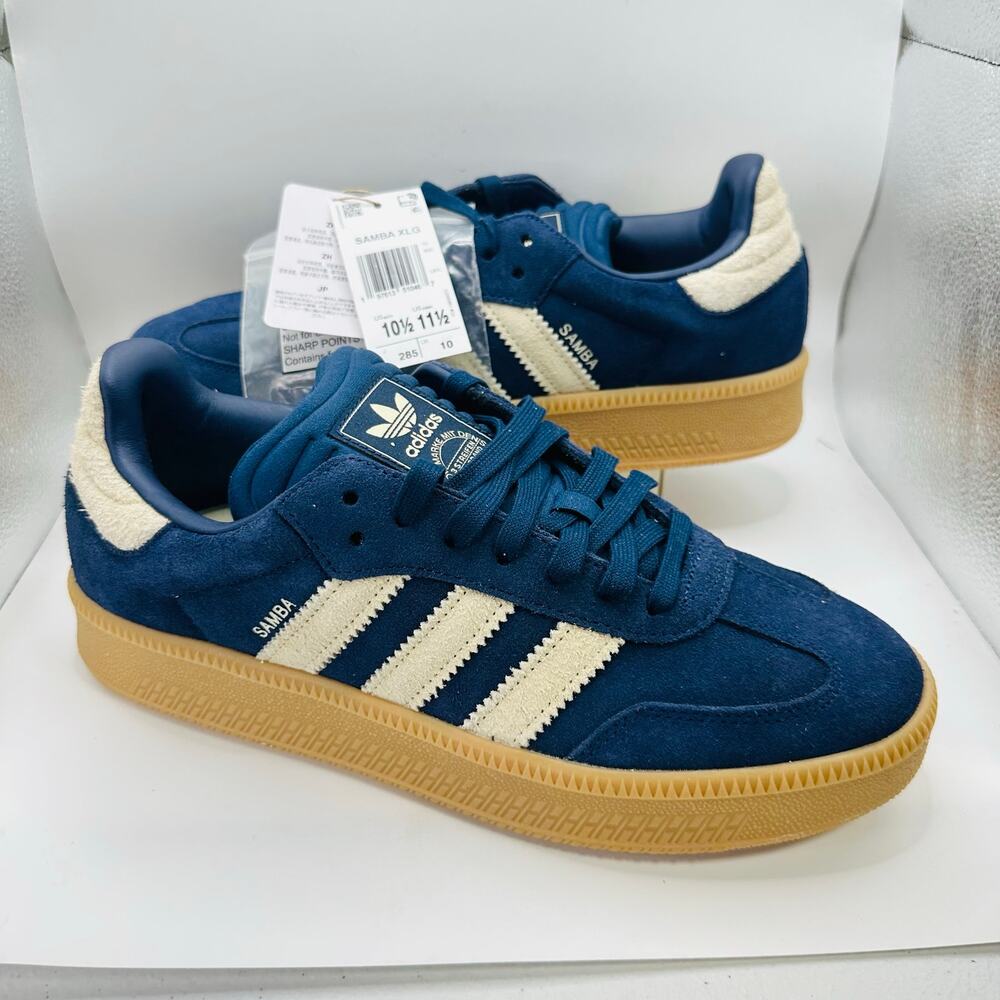 adidas Originals Samba XLG Sneakers Night Indigo Gum Men's 10.5 Womens 11.5 US